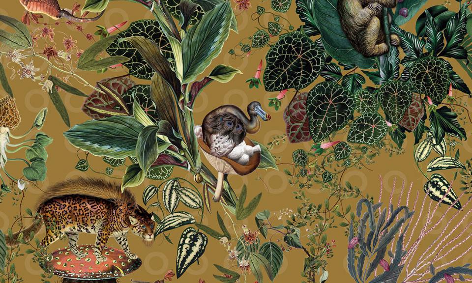 ARTE INTERNATIONAL-Moooi Wallcovering The Extinct Animals Collection-Menagerie of Extinct Animals-MO2074
